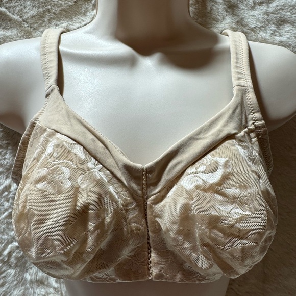 Wacoal Awareness Full Figure Seamless Wire Free Bra Sand 38D - Picture 4 of 10